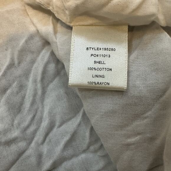 Skies Are Blue Dress Size 1X Embroidered Shift Boho Floral Lined Travel Coastal - Picture 6 of 10